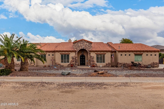 view of mediterranean / spanish-style home