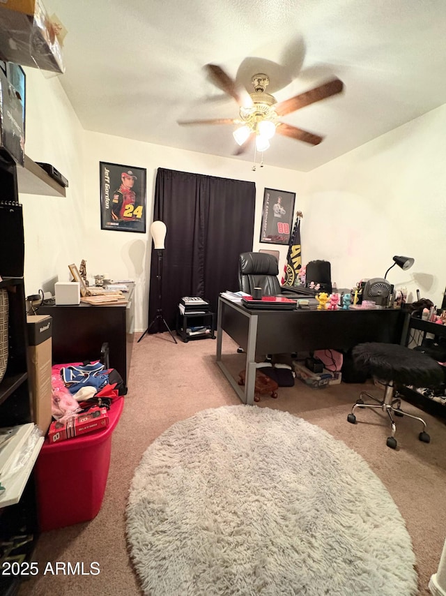 3418 W Maldonado Rd, Phoenix, AZ 85041 - office space featuring carpet and ceiling fan