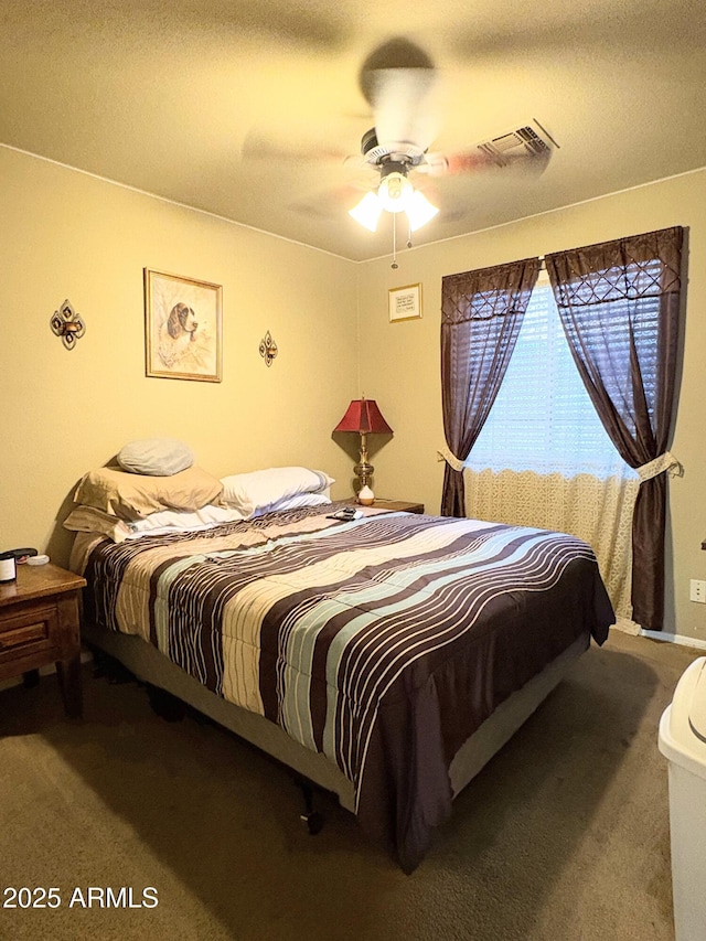 3418 W Maldonado Rd, Phoenix, AZ 85041 - bedroom with carpet flooring and ceiling fan