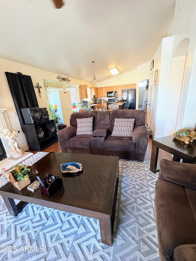 3418 W Maldonado Rd, Phoenix, AZ 85041 - living room with vaulted ceiling