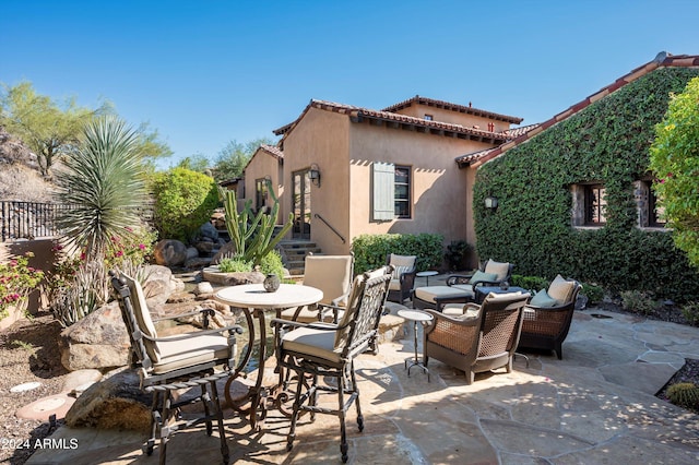 view of patio / terrace with outdoor lounge area