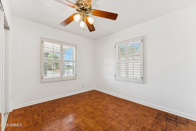 1238 E Cambridge Ave, Phoenix, AZ 85006 - empty room featuring plenty of natural light and ceiling fan