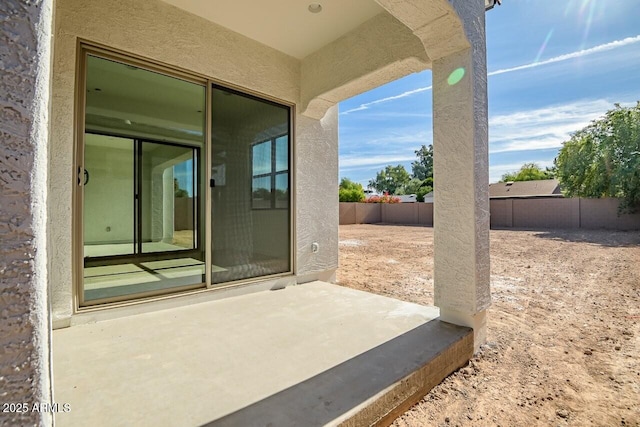 view of patio / terrace featuring a fenced backyard