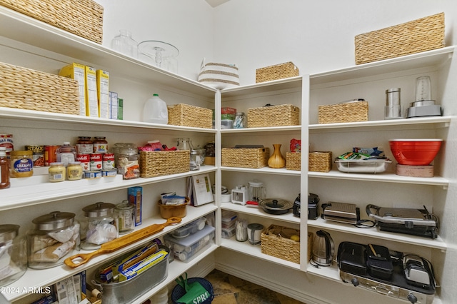 view of pantry