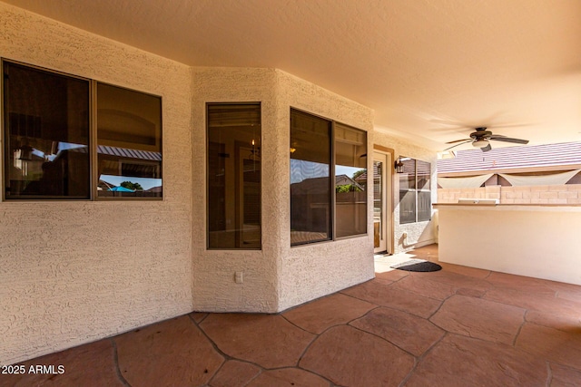 2230 E Whitten St, Chandler, AZ 85225 - view of patio / terrace with ceiling fan