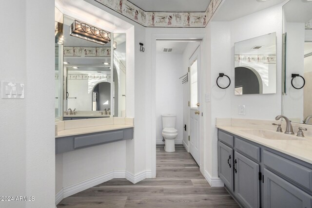 3315 E Hampton Ave, Mesa, AZ 85204 - bathroom with wood finished floors and vanity