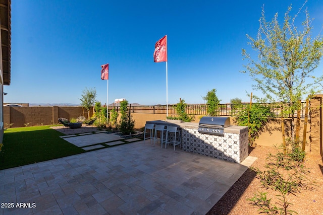 27647 N 176th Dr, Surprise, AZ 85387 - fenced backyard featuring a patio