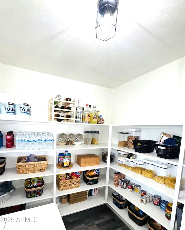 view of pantry