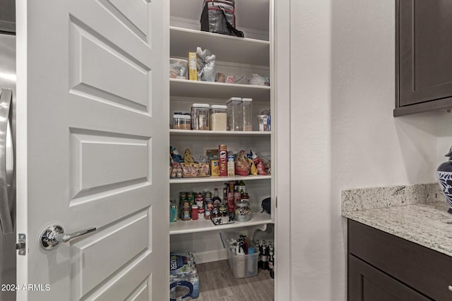 view of pantry