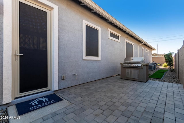 view of patio / terrace with grilling area