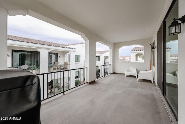 balcony with grilling area