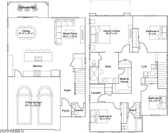 10136 E Ursula Ave, Mesa, AZ 85212 - view of property floor plan