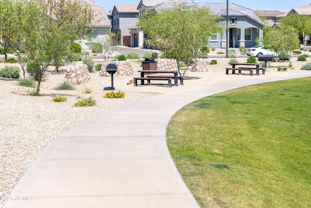 surrounding community featuring a yard