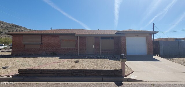 ranch-style house with a garage