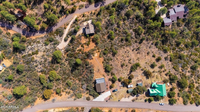 9661 W Coyote Dr, Strawberry, AZ 85544 - bird's eye view