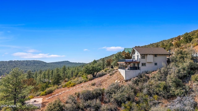 9661 W Coyote Dr, Strawberry, AZ 85544 - property view of mountains featuring a wooded view