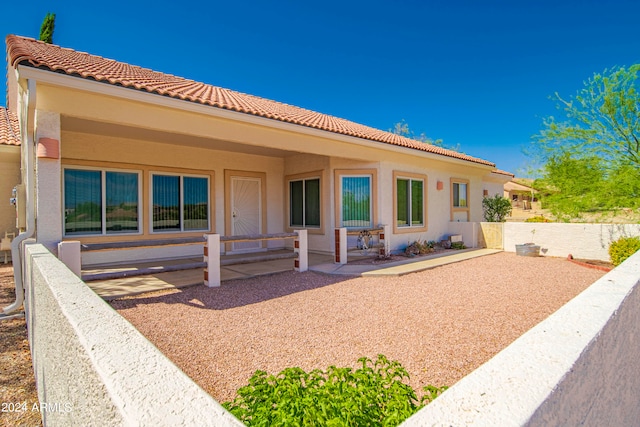 exterior space featuring a patio area