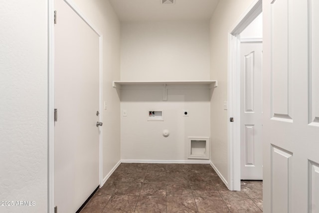 1255 S Rialto Unit 115, Mesa, AZ 85209 - washroom with electric dryer hookup, hookup for a gas dryer, and washer hookup