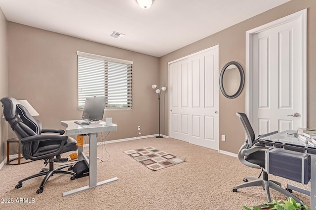19427 W Colter St, Litchfield Park, AZ 85340 - home office featuring carpet flooring and baseboards