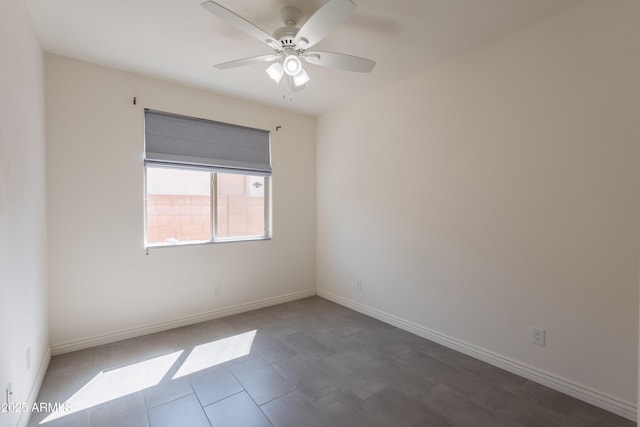 2680 E Daniel Dr, Gilbert, AZ 85298 - unfurnished room featuring ceiling fan and baseboards