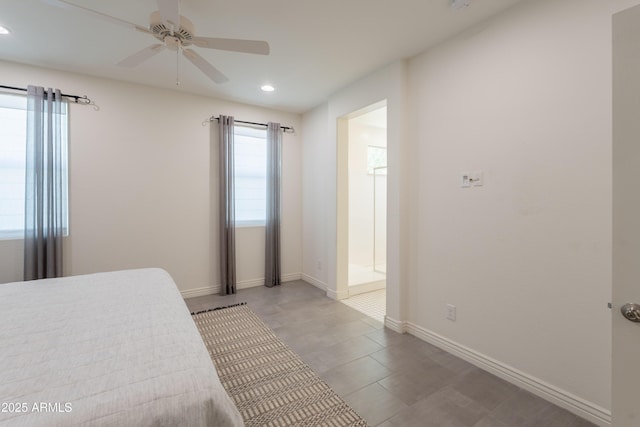 2680 E Daniel Dr, Gilbert, AZ 85298 - bedroom with recessed lighting and a ceiling fan
