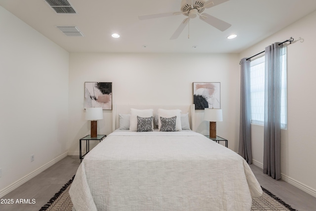 2680 E Daniel Dr, Gilbert, AZ 85298 - bedroom with recessed lighting and ceiling fan