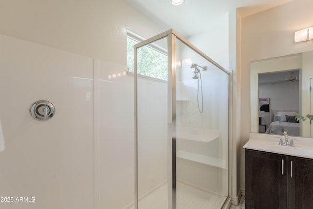 2680 E Daniel Dr, Gilbert, AZ 85298 - ensuite bathroom with a stall shower and vanity