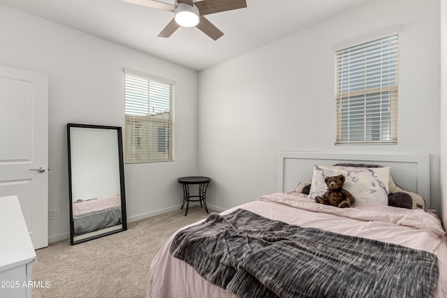 9901 E Tamery Ave, Mesa, AZ 85212 - carpeted bedroom with baseboards and ceiling fan