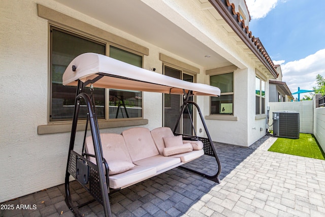 9901 E Tamery Ave, Mesa, AZ 85212 - view of patio with central air condition unit