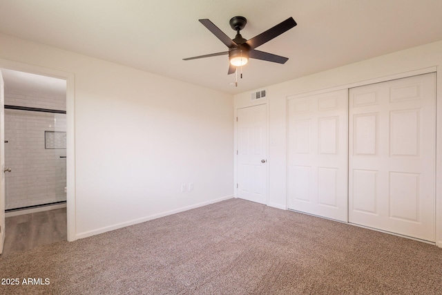 3620 E Ludlow Dr, Phoenix, AZ 85032 - unfurnished bedroom with carpet floors, baseboards, and a closet