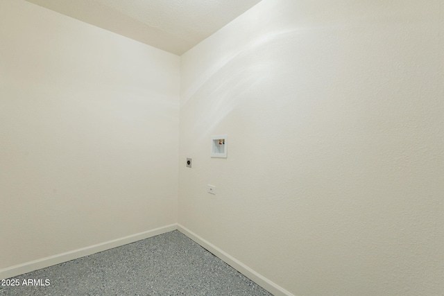3620 E Ludlow Dr, Phoenix, AZ 85032 - washroom featuring hookup for an electric dryer, hookup for a washing machine, and baseboards
