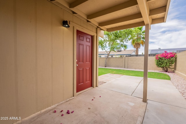 3620 E Ludlow Dr, Phoenix, AZ 85032 - doorway to property with a patio area