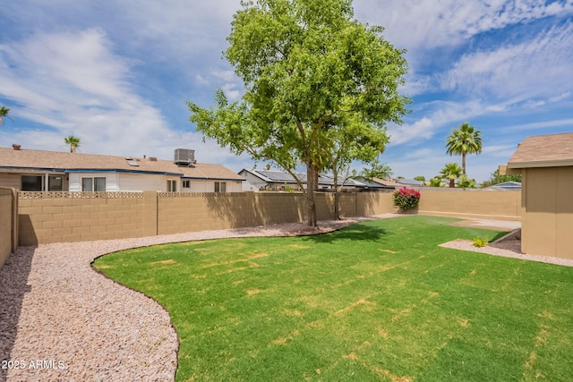3620 E Ludlow Dr, Phoenix, AZ 85032 - view of yard featuring central air condition unit
