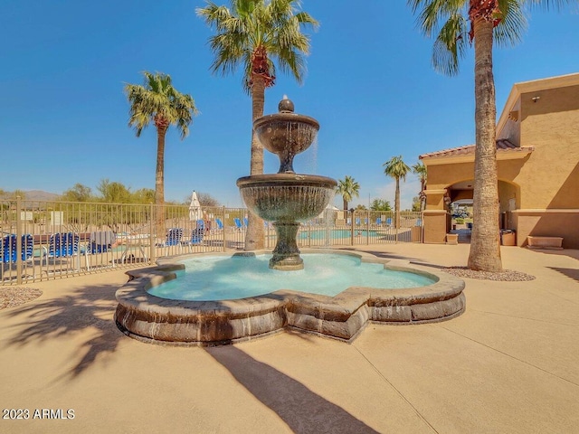 view of pool