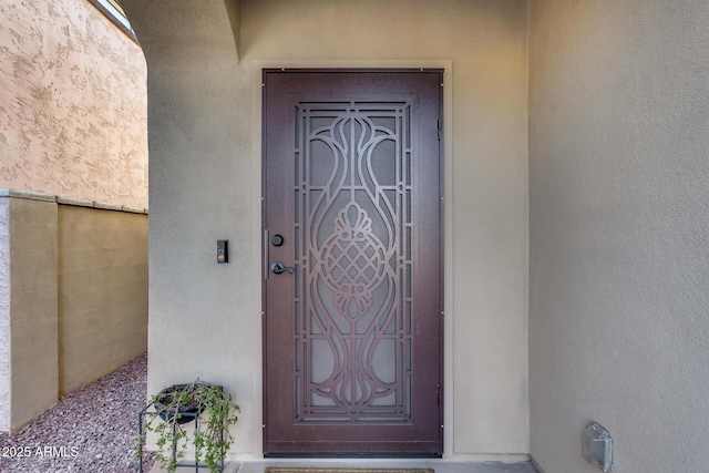 view of entrance to property