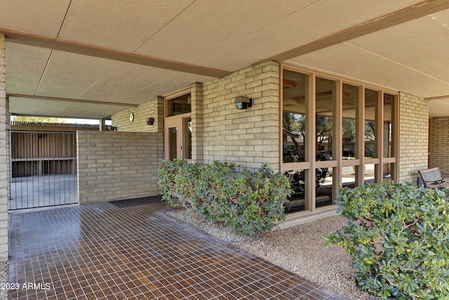 view of entrance to property