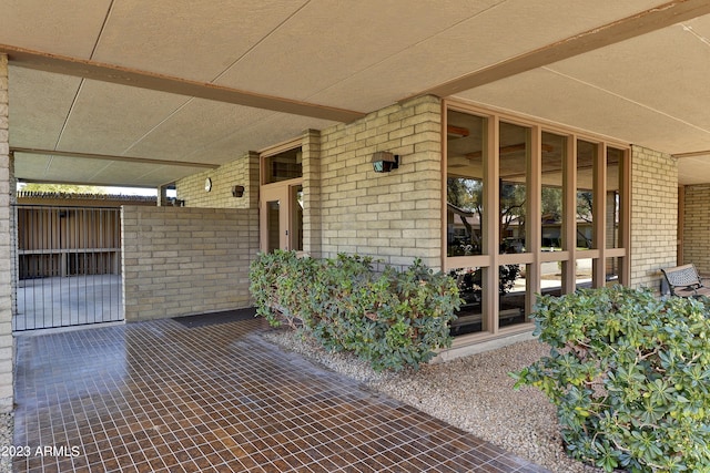 view of patio