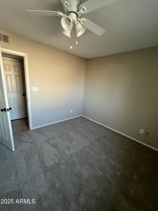 662 W Laguna Azul Ave, Mesa, AZ 85210 - unfurnished room with a ceiling fan and carpet