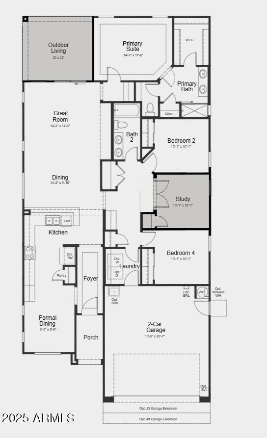 12239 W Caraveo Pl, Peoria, AZ 85383 - floor plan / room layout