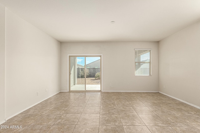 view of tiled empty room