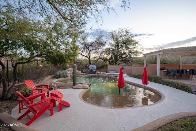 exterior space with a patio area