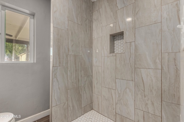 3402 W Tonto St W, Phoenix, AZ 85009 - full bathroom featuring a tile shower and toilet