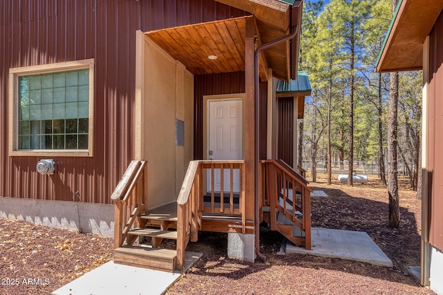 view of entrance to property