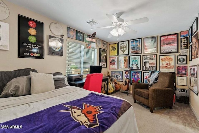 2150 W Alameda Rd Unit 1313, Phoenix, AZ 85085 - bedroom with carpet and a ceiling fan