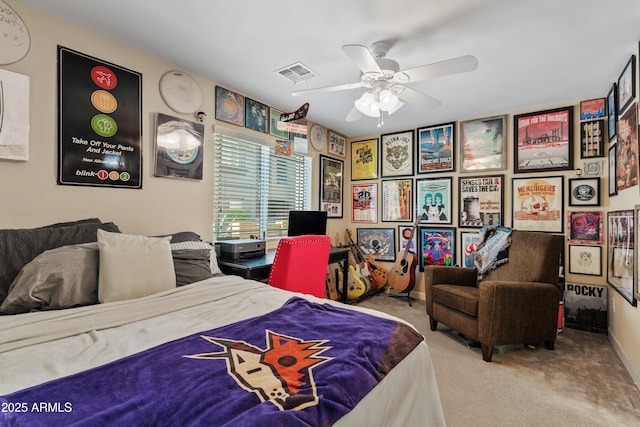 2150 W Alameda Rd Unit 1313, Phoenix, AZ 85085 - bedroom with carpet floors and a ceiling fan