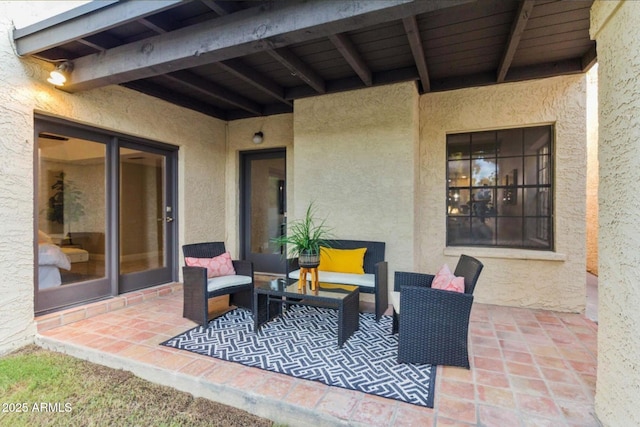 2110 W Navarro Ave, Mesa, AZ 85202 - view of patio with an outdoor hangout area