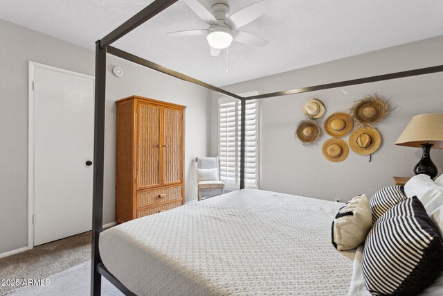 14802 N 3rd Ave, Phoenix, AZ 85023 - bedroom featuring light carpet and a ceiling fan