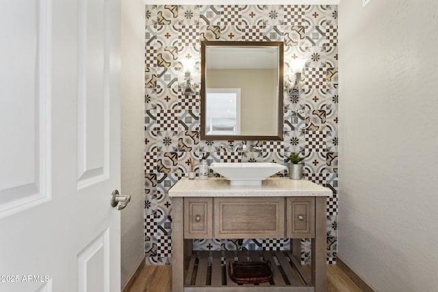 14802 N 3rd Ave, Phoenix, AZ 85023 - bathroom featuring vanity and wood finished floors