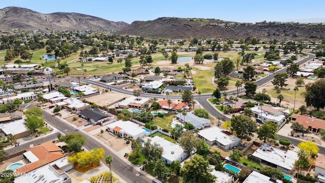 14802 N 3rd Ave, Phoenix, AZ 85023 - aerial view with view of golf course, a residential view, and a water and mountain view