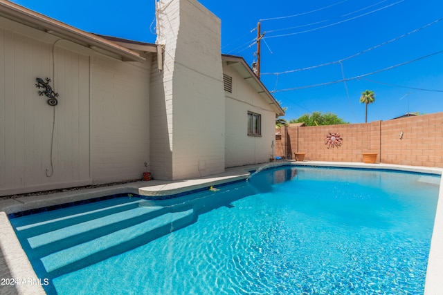 view of pool